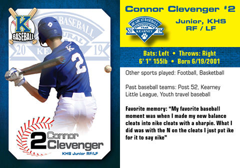 2 Connor Clevenger
